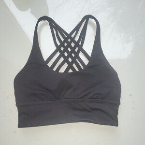 lululemon athletica Free To Be Moved Sports Bra Black Size 4